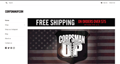 Desktop Screenshot of corpsmanup.com